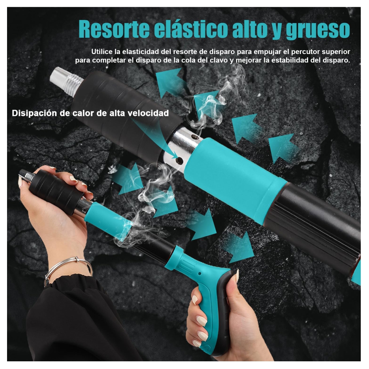 Miniatura 2 de Pistola Remachadora Accesorios Estuche